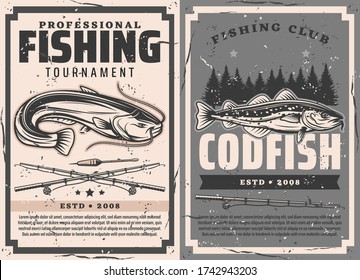 Fishing tournament poster with largemouth bass fish and fishing rod 4936828  Vector Art at Vecteezy