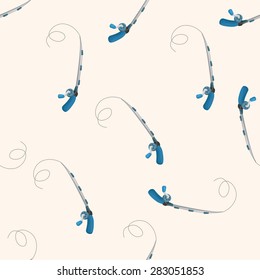 Fishing rods ,seamless pattern