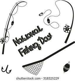 fishing rods and fishing tank National Day