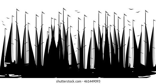 fishing sailing schooner