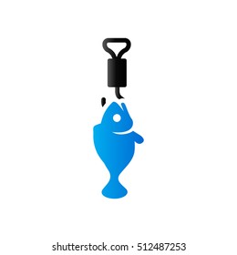 Fishing scale icon in duo tone color. Water sport fish weight