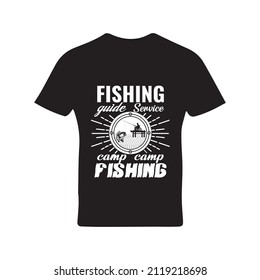 Fishing Shirt Vector Art, Icons, and Graphics T-shirt Design