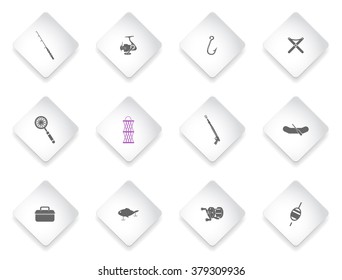 Fishing simply symbols for web and user interface