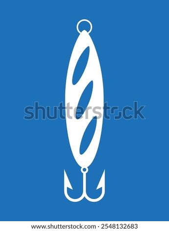 Fishing spoon. Fishing spoon for catching predatory fish at different times of the year. Winter fishing spoon.