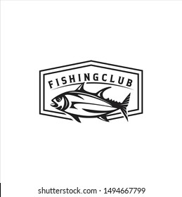 Fishing Sport Club Logo Vector , Retro fishing club vector badges, labels, logos, emblems