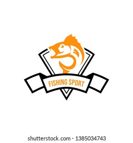 Fishing Sport Logo Design Template