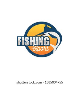 Fishing Sport Logo Design Template