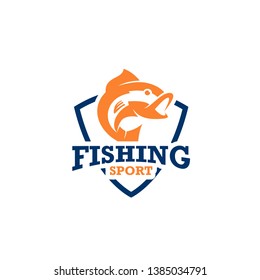Fishing Sport Logo Design Template