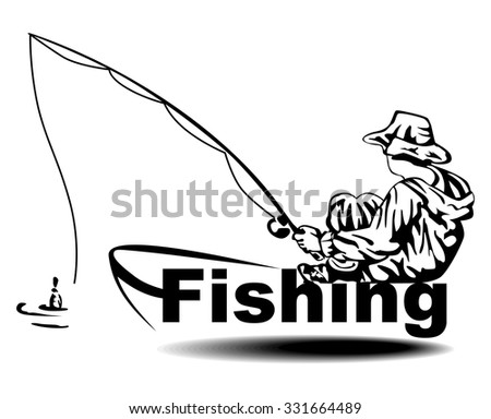 Fishing sport logo, vector, hunting