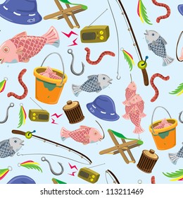 fishing stuff background