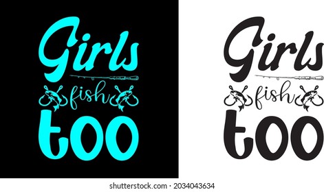 fishing svg bundle hand drawn.EPS 10