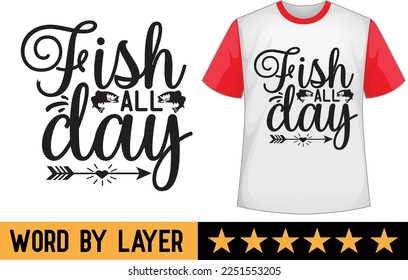 Fishing svg t shirt design