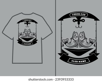 A Fishing T shirt design.