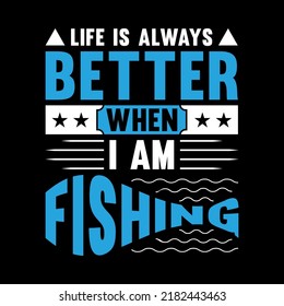 Conjunto de diseño de camisetas de pesca