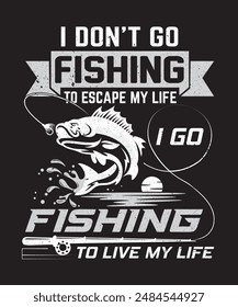 Fishing t shirt design and Cool fish t shirt design