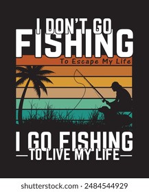 Fishing t shirt design and Cool fish t shirt design