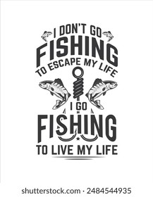 Fishing t shirt design and Cool fish t shirt design