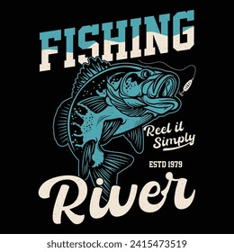 diseño de camisetas de pesca pescador y orgulloso de ello