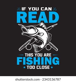 Fishing t shirt design graphic