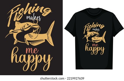 Fishing T Shirt Design High Quality.