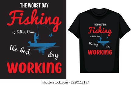 Fishing T Shirt Design High Quality.