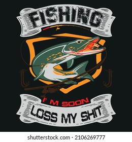 Fishing t shirt design for hunting lover