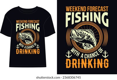 Fishing t shirt design, hunting design