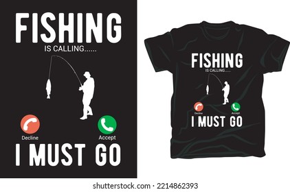 Fishing t shirt design for fishing lover.