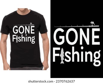 Fishing t shirt design new