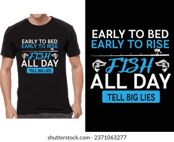 Fishing t shirt design new