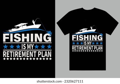Fishing t shirt design river