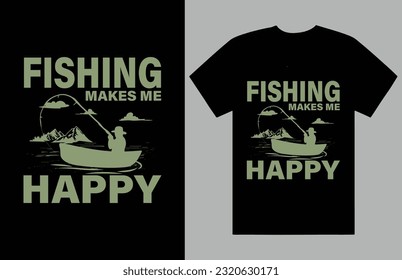 Fishing t shirt design river