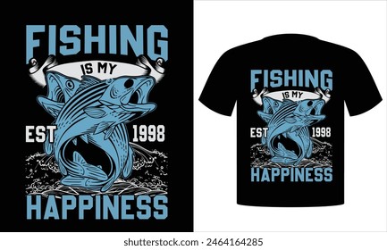 Fishing T shirt design, Unique And Colorful Fishing T shirt design, vector, template ready for print.
Vector Formats, Fishing T-shirt Design Template Vector And Fishing T-Shirt Design, 
