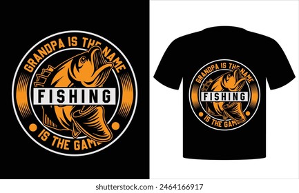  Fishing T shirt design, Unique And Colorful Fishing T shirt design, vector, template ready for print, Fishing T-shirt Design Template Vector And Fishing T-Shirt Design, Fish vector illustration with 