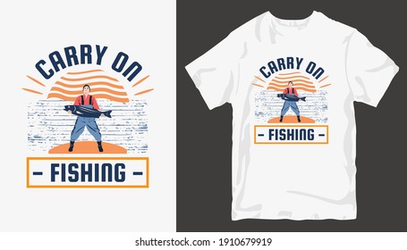 Fishing t shirt design vector. T-shirt design for print. t shirt design for fishing. Fishing silhouette. cool outdoor t shirt designs. Graphic tee shirt design sublimation