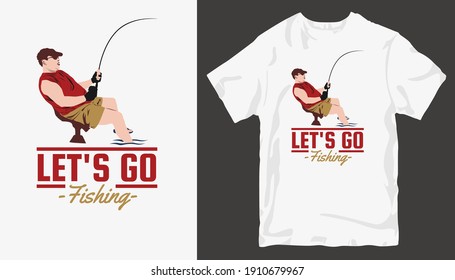 Fishing t shirt design vector. T-shirt design for print. t shirt design for fishing. Fishing silhouette. cool outdoor t shirt designs. Graphic tee shirt design sublimation