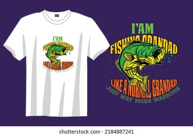  Fishing t shirt design vector