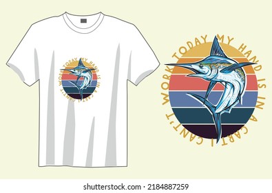  Fishing t shirt design vector