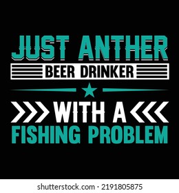 Fishing t shirt design and vector