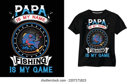 Fishing T shirt design vector illustration, Poster, Trendy T-shirt, typography vintage