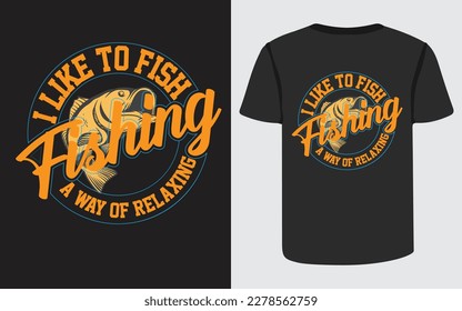 Fishing T Shirt Design, Vector Design and Templates 