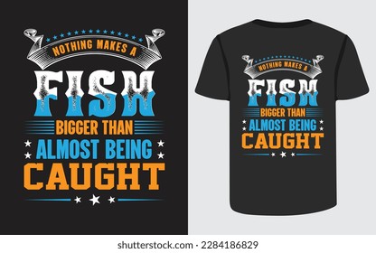 Fishing T shirt Design  Vector template 