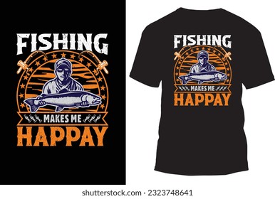 Fishing T Shirt Design Vector Illustration