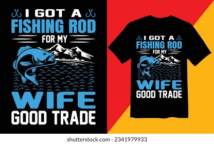 Fishing T Shirt Design vector