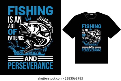Diseño de camisetas de pesca, camiseta de pesca vectorial