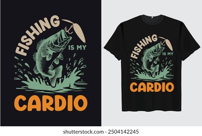 fishing t shirt design vector, Best fishing t shirt design, Quotes about Fishing, Bunuel typography fishing shirt, retro vintage  art illustration silhouette, 