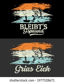 fishing t shirt design for vintage 