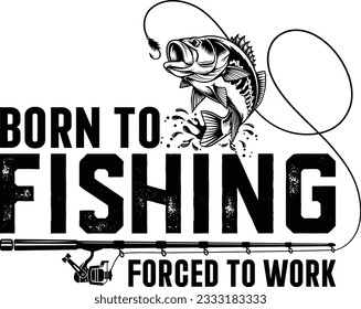 Fishing t shirt desing, Bass fishing, Fisherman, Born to fishing, Fishing hobby