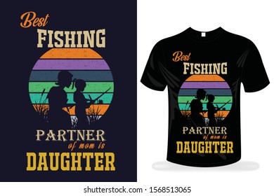 Fishing t shirt template. Vector t shirt design. Eye catching fishing t shirt design template. Print ready vector file . Fishing lover.