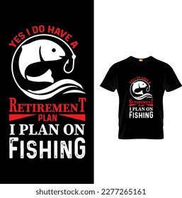 fishing t shirt and Vector design